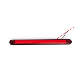 Lampa auto Gabarit cu LED, Neon Efect, cu 12 LED-uri, Rosu, 12-24V, lungime 24cm
