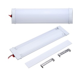 Lampa cu 72 LED, pentru interior, lungime 28 cm, lumina alba, 12V, pentru masini autobuze furgonete rulote camping - Img 5