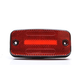 Lampa de gabarit, Lumina de clarificare, LED neon, Rosu, 12-24V, WAS Polonia 1135 W157 - Img 5