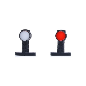 Lampa de gabarit, lumina de clarificare, Stanga-Dreapta, LED, Alb/Rosu/Portocaliu, 12-24V, WAS Polonia 1097 W148.3 - Img 3