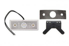 Lampă de poziţie Dreapta/Stanga LED Alb 12-24V L