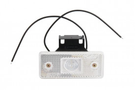 Lampa de pozitie Stanga/Dreapta alb, cu balamale cu LED-uri Albe 24V