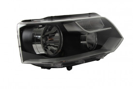 Lampa frontala Dreapta H15/H7, electric, cu motor, culoare negru compatibil VW MULTIVAN V, TRANSPORTER V 2010-2014 - Img 4