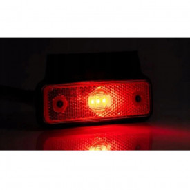 Lampa gabarit 102x36, LED rosie, cu suport, 12-36V, FT-004 C+K Fristom - Img 2
