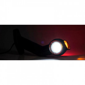 Lampa gabarit cu brat 190 lung, LED, 3 functii, partea dreapta, 12-36V, FT-140F-P Fristom - Img 7