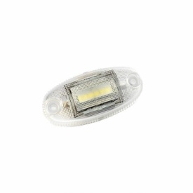 Lampa gabarit, LED, alba, 12-24V, FT-068 B Fristom