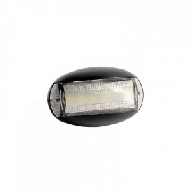 Lampa gabarit LED, alba, 12-36V, cu suport, FT-067 B Fristom