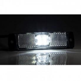 Lampa gabarit, LED, alba, cu suport, 12-36V, FT-017-B Fristom - Img 3