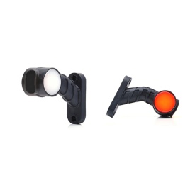 Lampa gabarit, Lumina de clarificare, Dreapta, LED neon, Alb/Rosu, 12-24V WAS Polonia 1096L W148.2 - Img 2