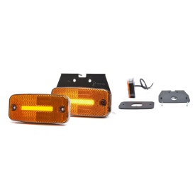 Lampa gabarit, Lumina de clarificare, LED neon, Portocaliu, 12-24V, WAS Polonia 1134 W157 - Img 3