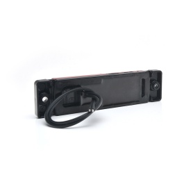 Lampa gabarit, Lumina de clarificare, LED neon, Rosu, 12-24V, WAS Polonia 1236 W45NS - Img 8