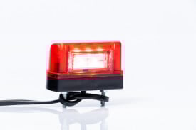 Lampa numar 83x40, 5 LED-uri, cu pozitie, rosie FT-016-A Fristom - Img 1