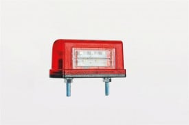Lampa numar 83x40, 5 LED-uri, cu pozitie, rosie FT-016-A Fristom - Img 3