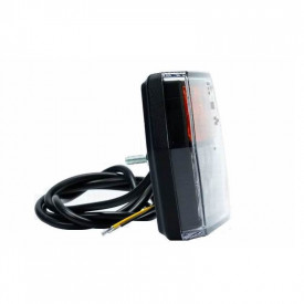 Lampa semnalizare cu pozitie tractoare si utilaje, cu 6 LED-uri, 99.6x93, patrata, FT-225 Fristom - Img 3