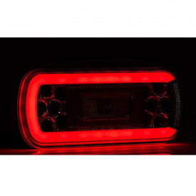 Lampa spate 220x100, 6 functii, cu ceata si lampa de numar, LED, cu cabluri, FT-130 Fristom - Img 6