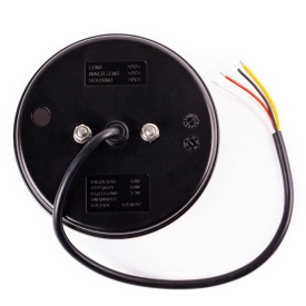 Lampa stop cu led, 3 functii de tip hamburger, 12/24V, diametru 14cm - Img 2