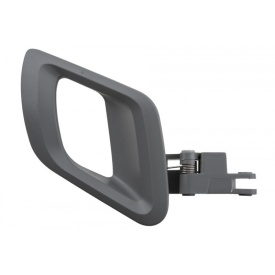 Maner interior deschidere usa dreapta fata si spate compatibil Skoda Fabia II 2007-2014, Roomster 2006-2015 culoare argintiu - Img 3