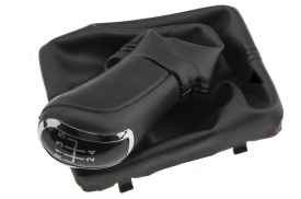 Maner schimbator viteze cu rama si manson Audi A4 B8 2007-2015, A5 2007-2017, A6 C6 2004-2011, Q5 2008-2017, 5 Viteze - Img 1