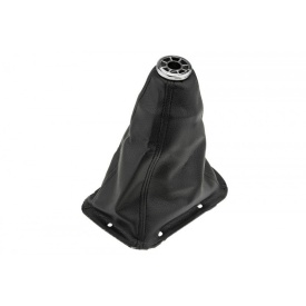 Manson schimbator de viteze din piele ecologica compatibil Toyota Avensis II 2003-2008, culoare negru