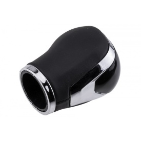Nuca schimbator de viteze compatibil cu Nissan Qashqai 2011-2021, X-Trail III 2014->, 6 trepte, culoare negru cu crom - Img 3