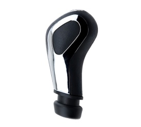 Nuca schimbator de viteze compatibil cu Peugeot 2008 2013-2019, 206, 207, 3008 2009-2016, 307 2001-2009, 308 2007-2014, 406, 407, 5008 2009-2017, 607, 807, Partner 2008-2018, 5 trepte, culoare negru cu crom - Img 2