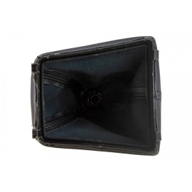 Nuca schimbator de viteze cu rama si manson piele ecologica compatibil Skoda Superb II 2008-2015, 6 trepte, culoare negru cu crom si argintiu - Img 2