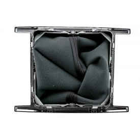 Nuca schimbator de viteze cu rama si manson piele ecologica compatibil cu VW Amarok 2010-2022, 6 trepte, culoare negru cu crom - Img 6