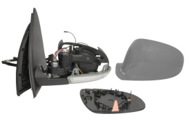 Oglinda retovizoare completa, (electric, asferice, incalzita, captuseala, pliabil electric) parte montare STANGA compatibil cu VW GOLF V 2003-2009 - Img 2