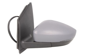 Oglinda retovizoare completa, (electric, asferice, incalzita, crom, captuseala, pliabil electric, dop dreptunghiular) parte montare STANGA compatibil cu VW POLO / TIGUAN 2007-2018 - Img 2