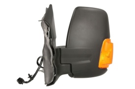 Oglinda retovizoare completa, (electric, convexa, incalzita, crom, mic de statura, pliabil electric) parte montare STANGA compatibil cu FORD TRANSIT 2013-2018 - Img 2