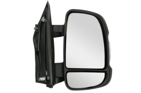 Oglinda retovizoare completa, (manual, convexa) parte montare DREAPTA compatibil cu CITROEN JUMPER 2006->