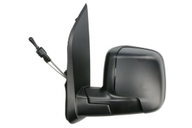Oglinda retovizoare completa, (manual, convexa) parte montare STANGA compatibil cu CITROEN NEMO 2008-2016 - Img 2