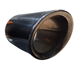 Ornament Evacuare inox simplu universal, dimensiune interior 74mm, lungime 147 mm, crom - Img 3