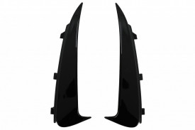 Ornamente bara Spate flapsuri compatibil cu Mercedes C Class W205 2014-2020 Negru Lucios - Img 2