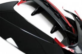 Ornamente Bara Spate Flapsuri compatibil MERCEDES A Class W177 2018-> A35 Design Negru Lucios - Img 5