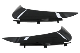 Ornamente Bara Spate Flapsuri Negru Lucios compatibil cu Mercedes C Class C205 A205 2015-2019 - Img 8
