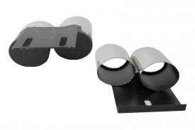 Ornamente Evacuare compatibil cu AUDI A3 2012-2017 S3 Quad Design - Img 4