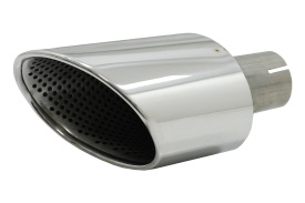 Ornamente Evacuare compatibil cu Audi A4 B9 2016-2019 A5 F5 2017-2019 Crom - Img 6