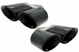 Ornamente Evacuare compatibil cu Porsche Cayenne 9Y0 SUV 3.0 2018-> Negru - Img 2