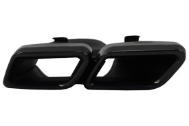 Ornamente tobe compatibil cu sistemul de evacuare Mercedes Benz C-Class W205 S205 C205 A205 E-Class W213 S-Class W222 GLE C292 GLE W166 GLC W253 X253 C253 C217 2014-> Negre - Img 8