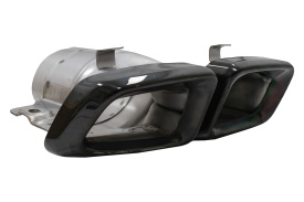 Ornamente tobe pentru sistemul de evacuare compatibil cu Mercedes M-Class W166 (2012-2015) CLS-Class W218 Facelift CLS630 Negru - Img 6