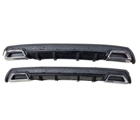 PACHET DETERIORAT 2X Difuzor bara spate universal , ELITE PLUS B Design, negru mat / lucios