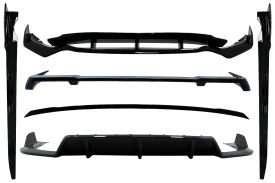 Pachet Exterior Aero compatibil cu BMW X5 G05 2018-> M-Tech Black Knight Design Negru Lucios