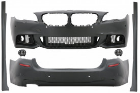 Pachet Exterior compatibil cu BMW F10 Seria 5 2011-2014 M-Technik Design - Img 2