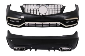 Pachet Exterior compatibil cu Mercedes C-Class W204 (2007-2015) Conversie la W205 C63 Design