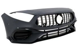 Pachet Exterior Complet compatibil cu Mercedes A-Class W177 5 Usi Hatchback 2018-> A45 Design - Img 7