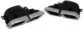 Pachet Exterior Complet compatibil cu Mercedes GLE W166 2015-2018 Negru Crom - Img 8