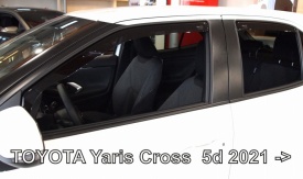 Paravanturi auto TOYOTA YARIS Cross (XP210) 5d 2020-> fata-spate, Heko - Img 4