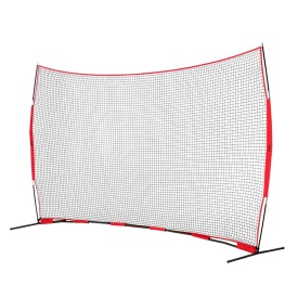 Plasa de protectie VEVOR Barricade Backstop, plasa de bariera pentru sporturi cu minge de 4,8 x 3 m, echipament portabil de antrenament cu geanta de transport, protectie pentru antrenament de baseball, softball, lacrosse, fotbal, hochei, pentru curte - Img 10