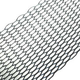 Plasa tuning grila, dimensiune 1.2 x 0.2m, aluminiu, model 11007B